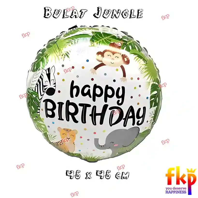 Balon Bulat Animal